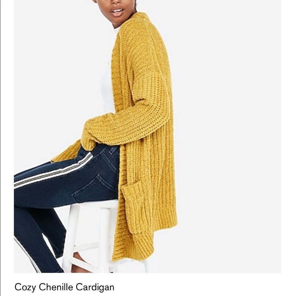 Cozy chenille cardigan